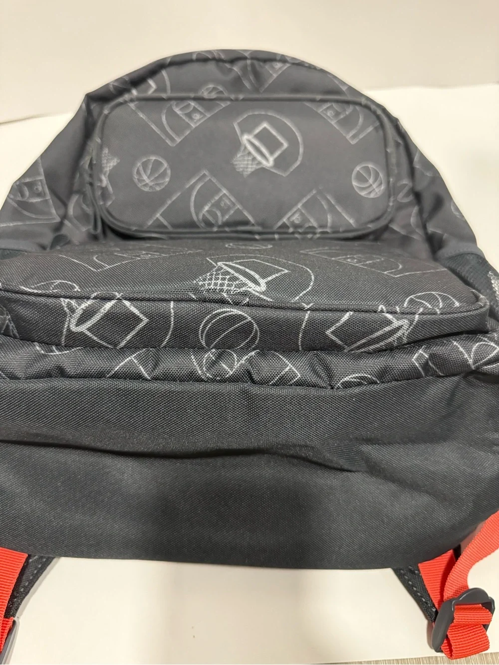 Kids Black Basketball Print School Backpack – New With Tags